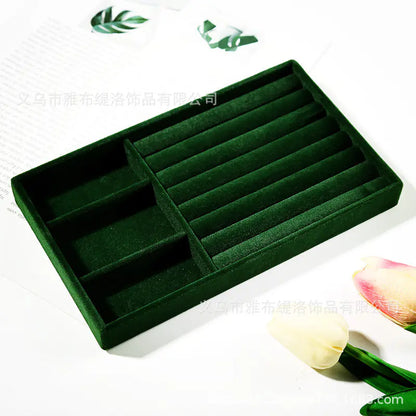 Velvet Jewelry Organizer Tray