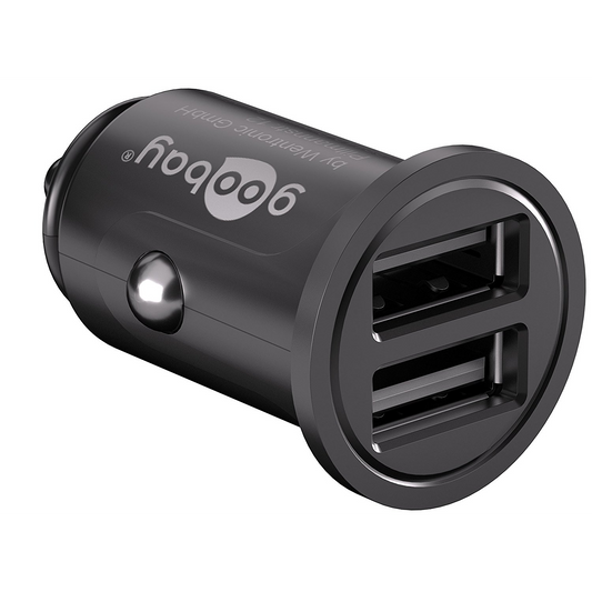Incarcator auto, Goobay, USB 2.0, 12V, Negru (58912)-0