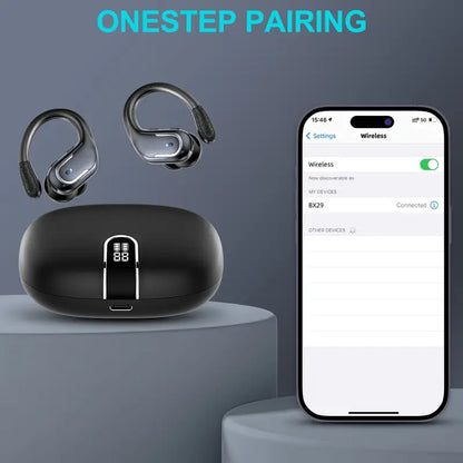 90H Wireless 5.3 Earbuds with ENC Noise Cancelling Mic-4