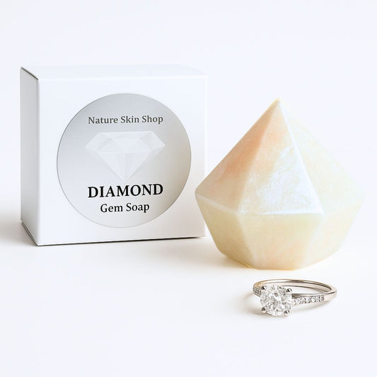 Diamond Gem Soap with Hidden Silver Ring-0