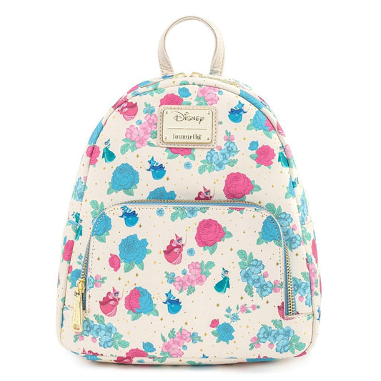 Disney Sleeping Beauty Floral Fairy Godmothers Mini-Backpack-0