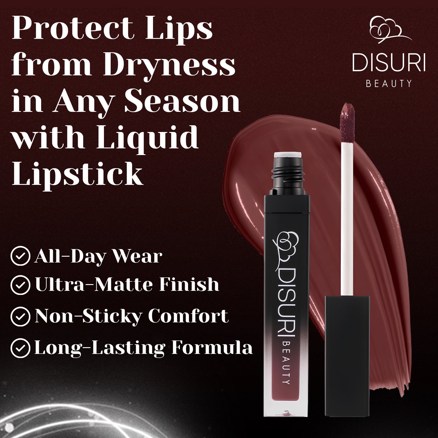 DISURI Beauty Liquid Lipstick - At My Worst-3