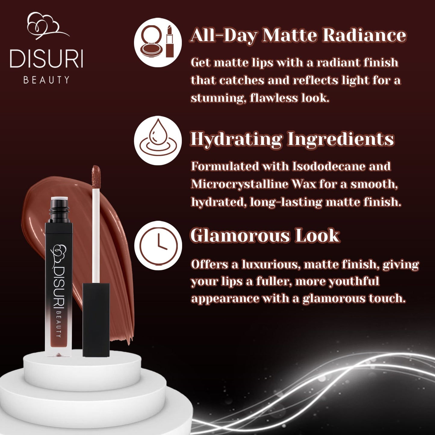 DISURI Beauty Liquid Lipstick - Life in The City-1