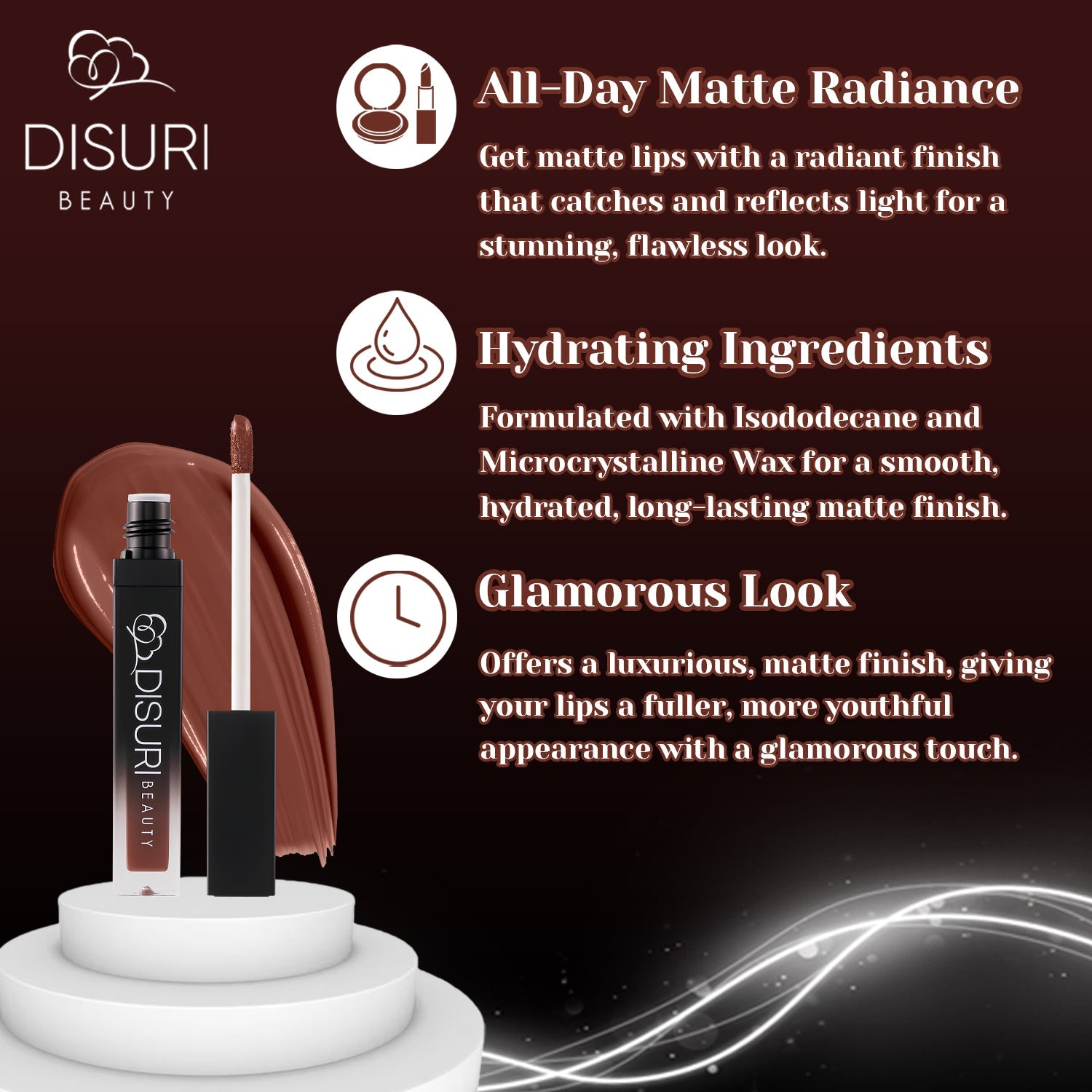 DISURI Beauty Liquid Lipstick - Life in The City-1