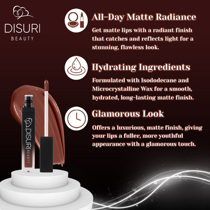 DISURI Beauty Liquid Lipstick - Life in The City-1