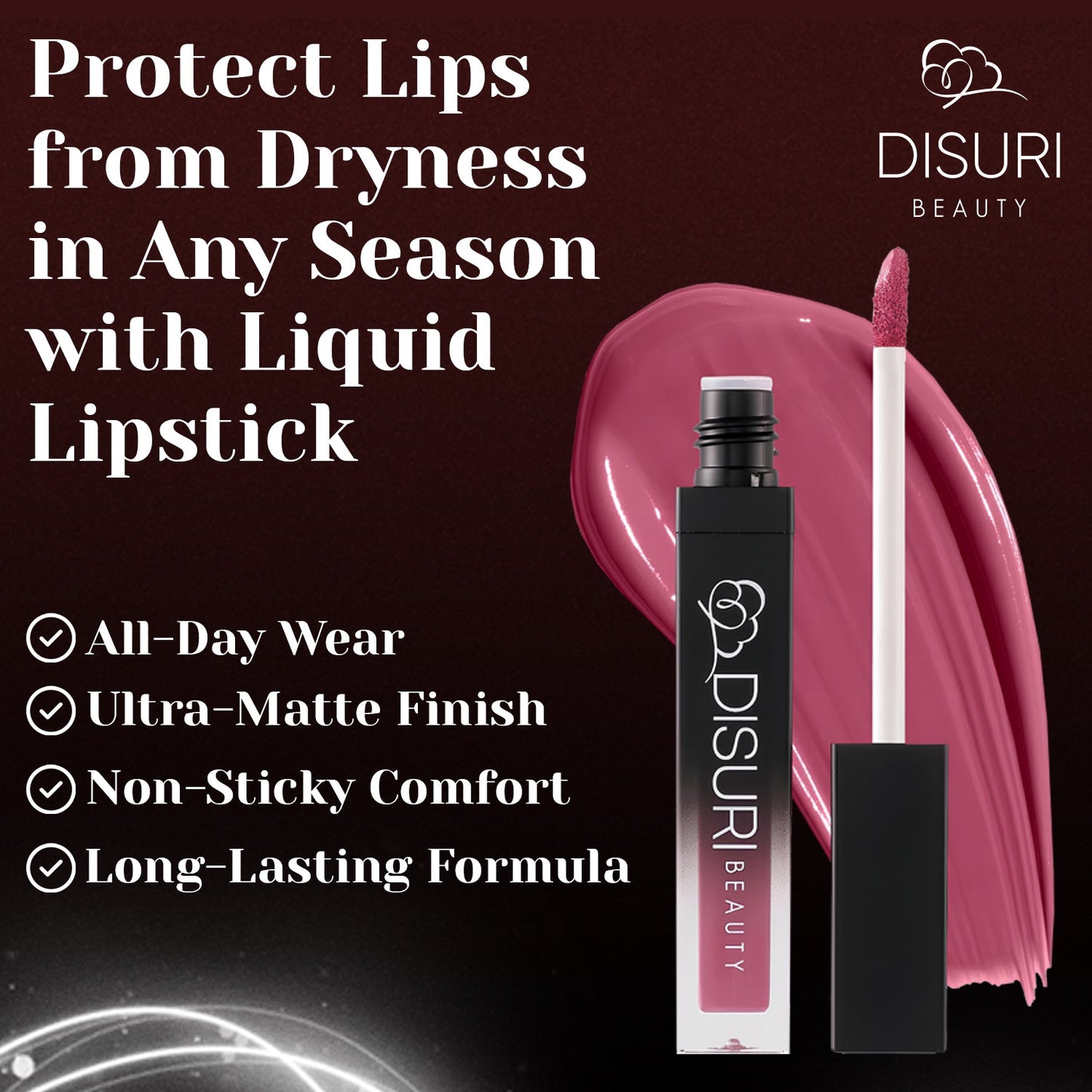 DISURI Beauty Liquid Lipstick - What’s Poppin?-1