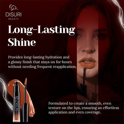DISURI Beauty Glossy Blast Lip Gloss - Peanut Butter Kisses-2