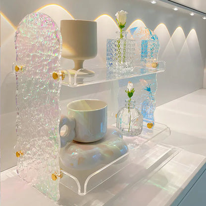 Colorful Acrylic Cup Holder and Organizer for Cosmetics