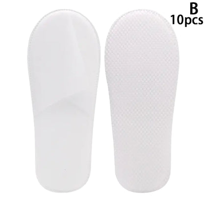 New Spa Slippers 12 Pairs Plush Disposable Indoor Wear