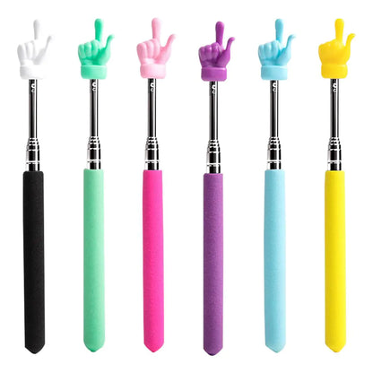 Retractable Stainless Steel Teacher Pointer for Classroom