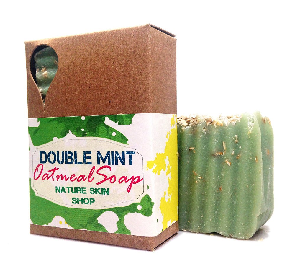 Double Mint Oatmeal Natural Soap, Cold Process-2