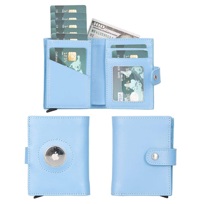 Douglas Genuine Leather Pop-Up Wallet with AirTag Slot - RFID Blocking Cardholder-6