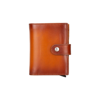 Douglas Genuine Leather Pop-Up Wallet with AirTag Slot - RFID Blocking Cardholder-2