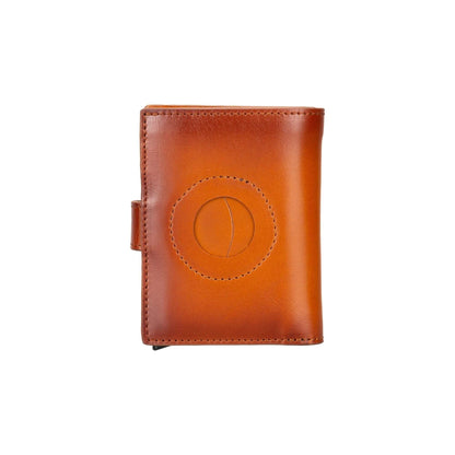 Douglas Genuine Leather Pop-Up Wallet with AirTag Slot - RFID Blocking Cardholder-3