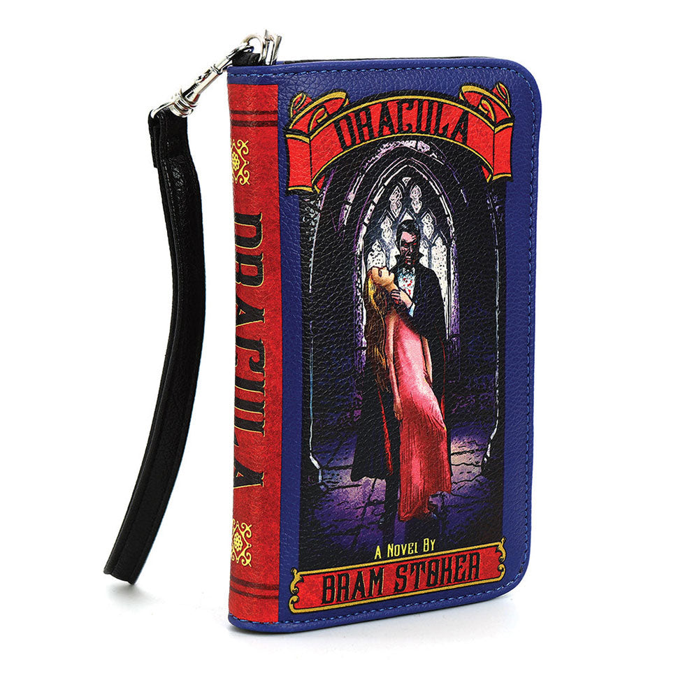 Dracula Colored Book Wallet Wristlet-1