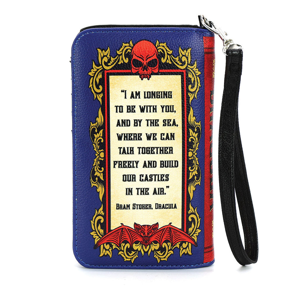 Dracula Colored Book Wallet Wristlet-2