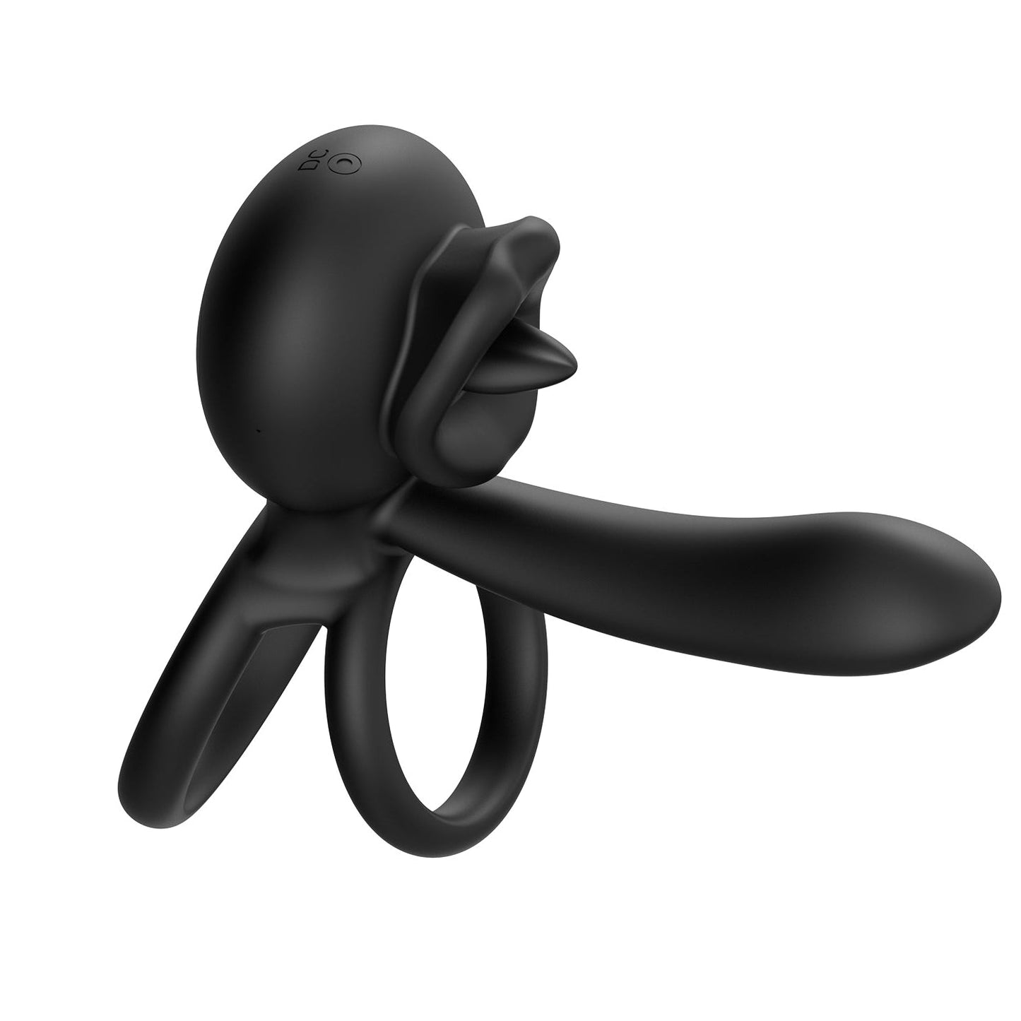 Dragon Tongue 2-in-1 Licking & Vibrating Cock Ring App Controlled-5