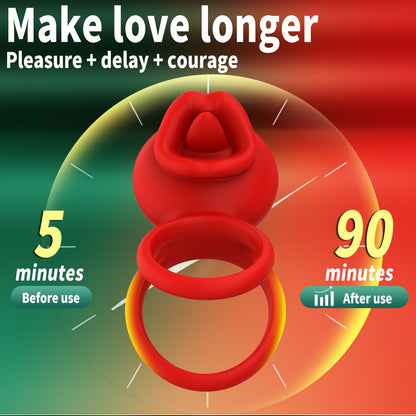 Dragon Tongue Licking & Vibrating Cock Ring App Controlled-3