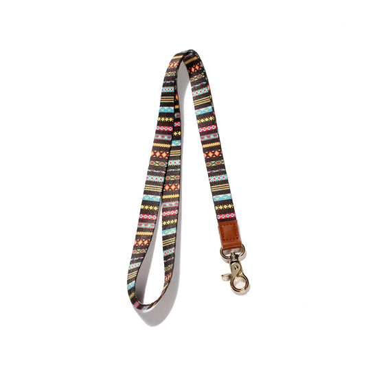 Multicolor Phone Lanyard with Clip and Keychain Holder