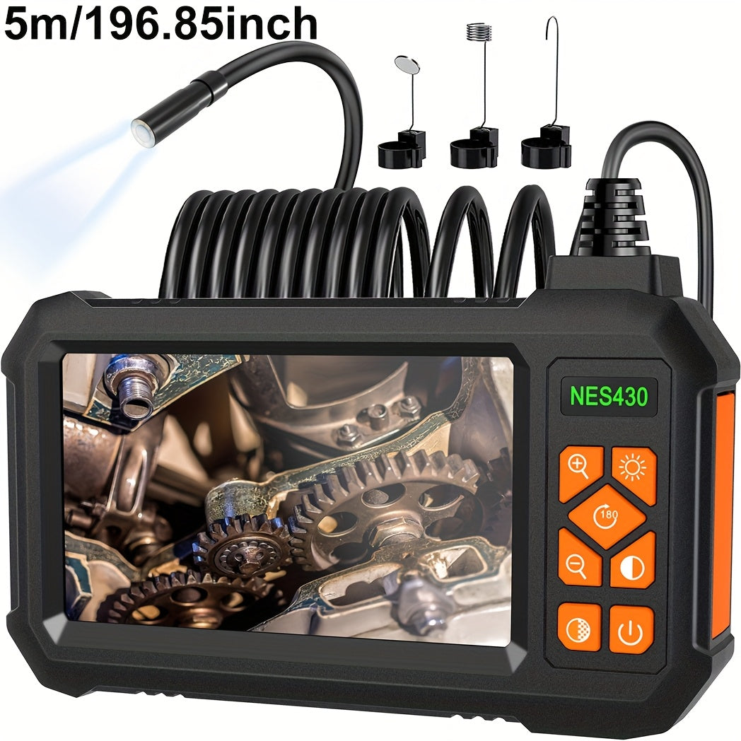 Borescope Camera with Light & Screen (1080P HD)-1