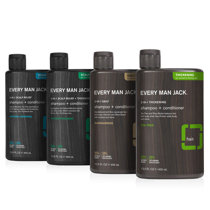 Every Man Jack 2-in-1 Thickening Shampoo Tea Tree  (1x13.5 OZ)-4