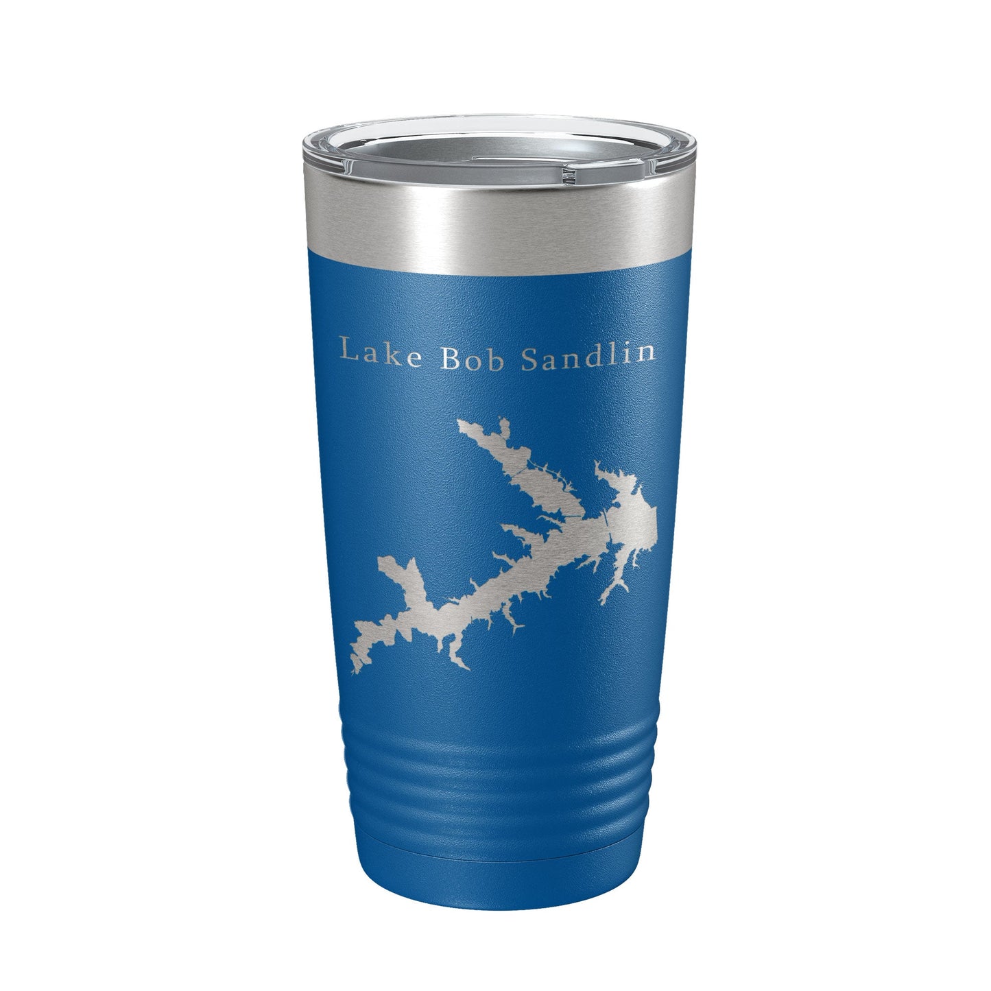 Lake Bob Sandlin Map Tumbler Travel Mug Insulated Laser Engraved Coffee Cup Monticello Reservoir Texas 20 oz-6