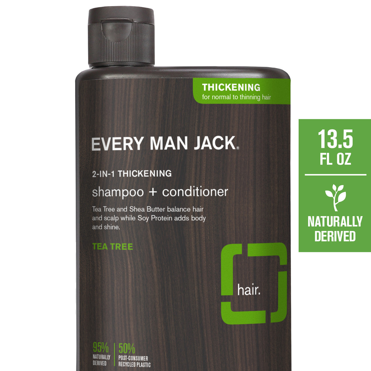 Every Man Jack 2-in-1 Thickening Shampoo Tea Tree  (1x13.5 OZ)-0