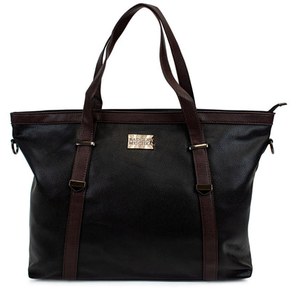 Anna XL Vegan Leather Weekender Tote Bag-0