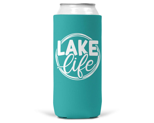 Lake Life SLIM CAN Coozie / Koozie for 12 Oz Slim Can-0