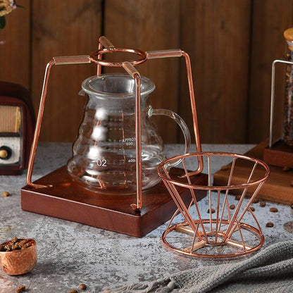 Cold Coffee Pour Over Stainless Steel Kit-3