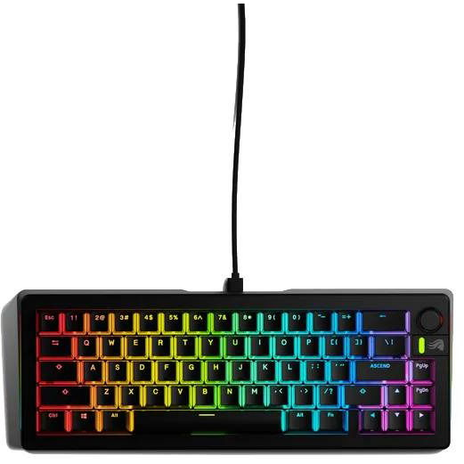 GLORIOUS GMMK 3 65% Prebuilt Wired Black - US (GLO-KB-GMMK3-65-PB-FOX-W-BLK-US)-0