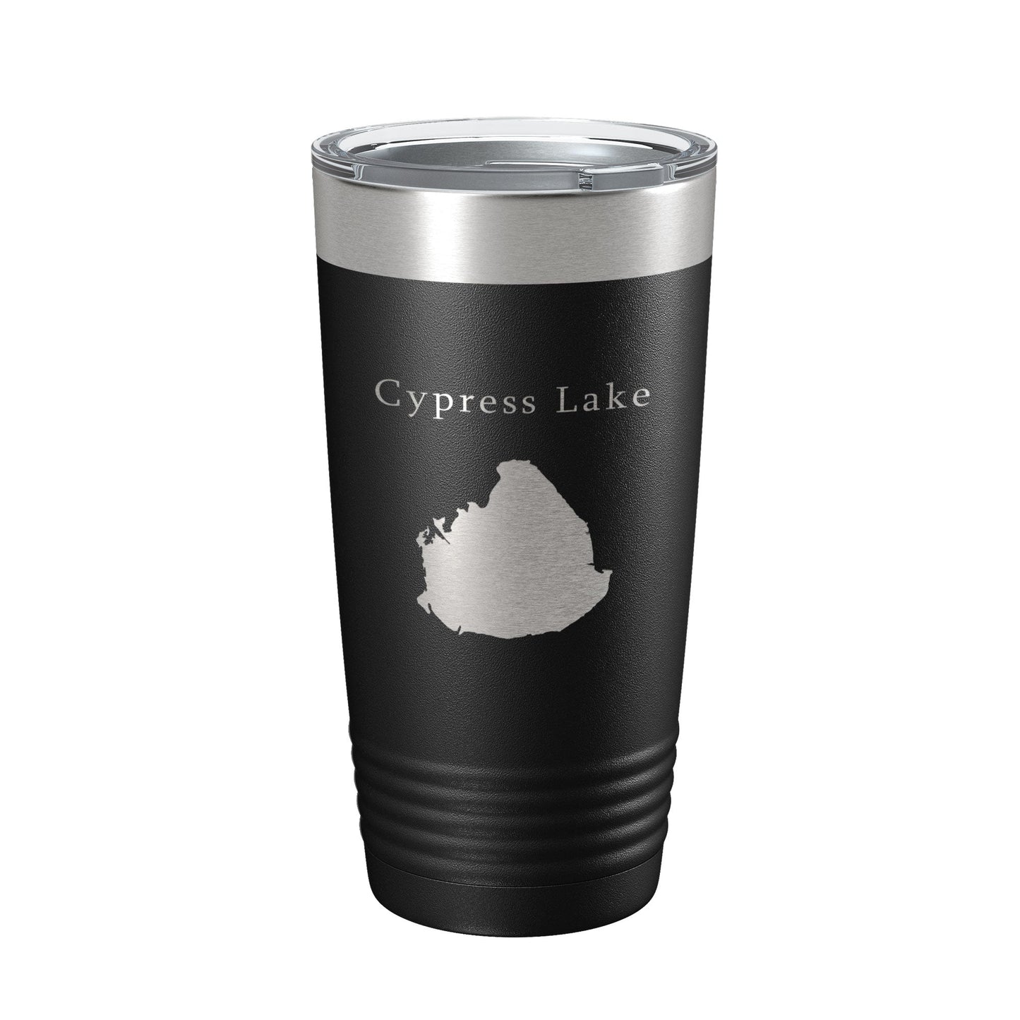 Cypress Lake Map Tumbler Travel Mug Insulated Laser Engraved Coffee Cup Kissimmee Orlando Florida 20 oz-0