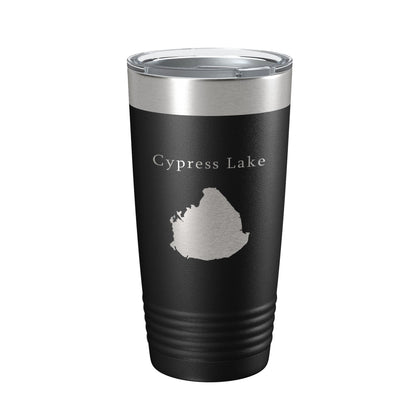 Cypress Lake Map Tumbler Travel Mug Insulated Laser Engraved Coffee Cup Kissimmee Orlando Florida 20 oz-5