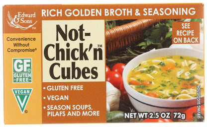 Edward & Sons Not Chicken Bouillon Cube (12x2.5 Oz)-0