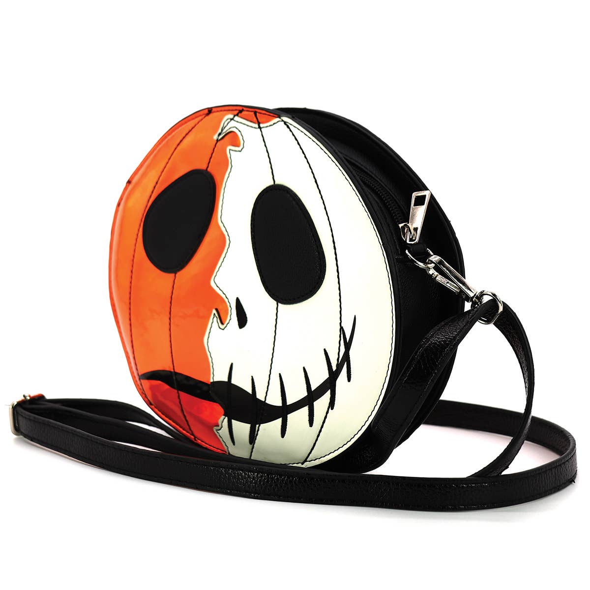 Duo Face Jack-O-Lantern Crossbody Bag-2