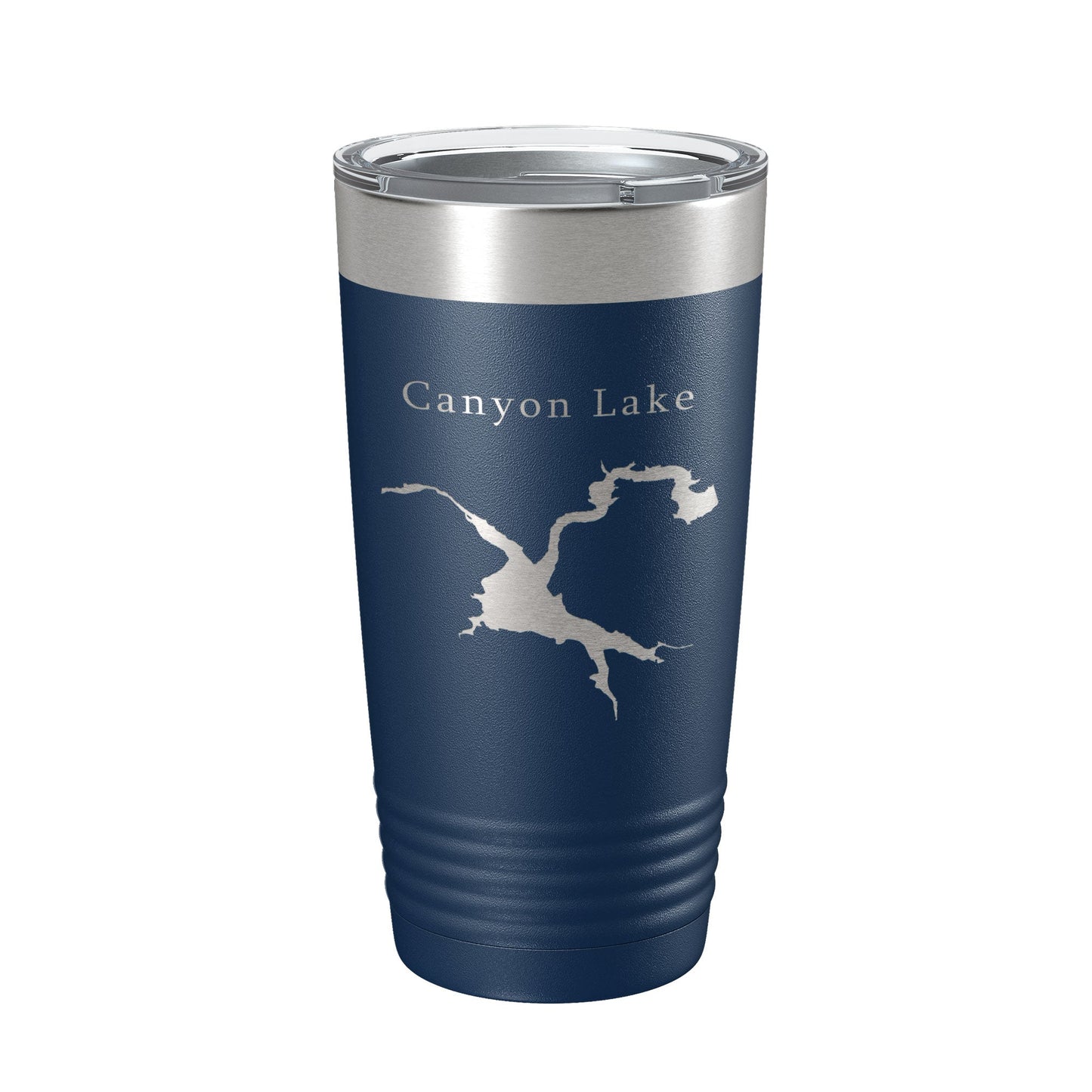 Canyon Lake Map Tumbler Travel Mug Insulated Laser Engraved Coffee Cup Arizona 20 oz-2