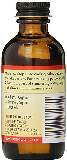 Frontier Herb Cinnamon Flavor A/F (1x2 Oz)-1