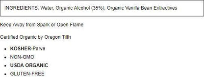 Flavorganics Vanilla Extract (1x2 Oz)-1