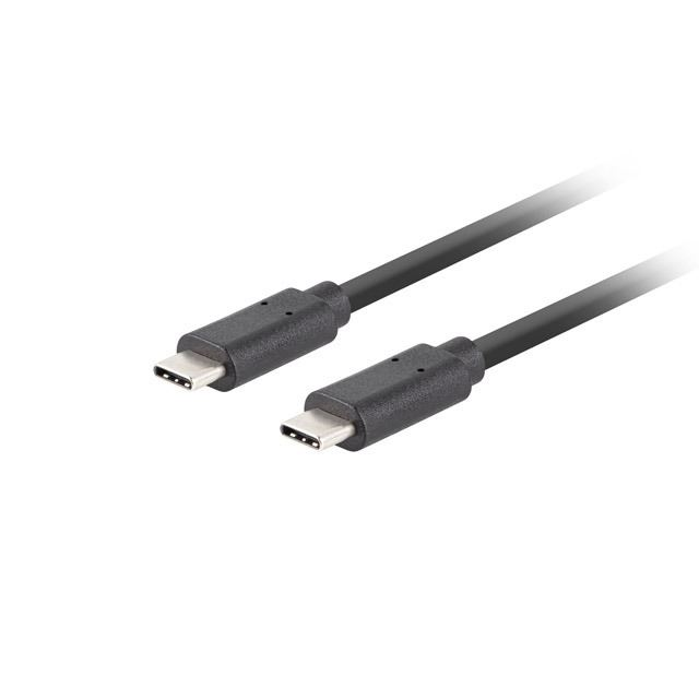 Cablu USB-C 3.1 gen.2 tata-tata, Lanberg 43693, Quick Charge 4.0, Power Delivery 3.0, 10GB/S, PD 100W, 180cm, negru (CA-CMCM-32CU-0018-BK)-0
