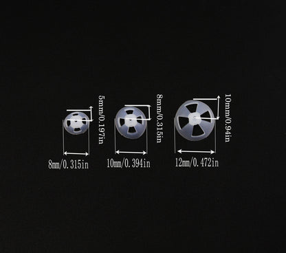 Hearing Aid Ear Piece Single Layer Open Domes 10-Pack Comfortable PSAP Kit Ear Tips Invisible-3