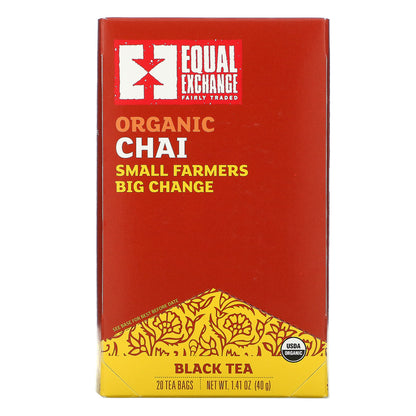 Equal Exchange Black Chai (6x20 Bag)-0