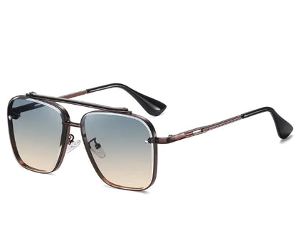 Dual-Tone Gradient Polarized Sunglasses