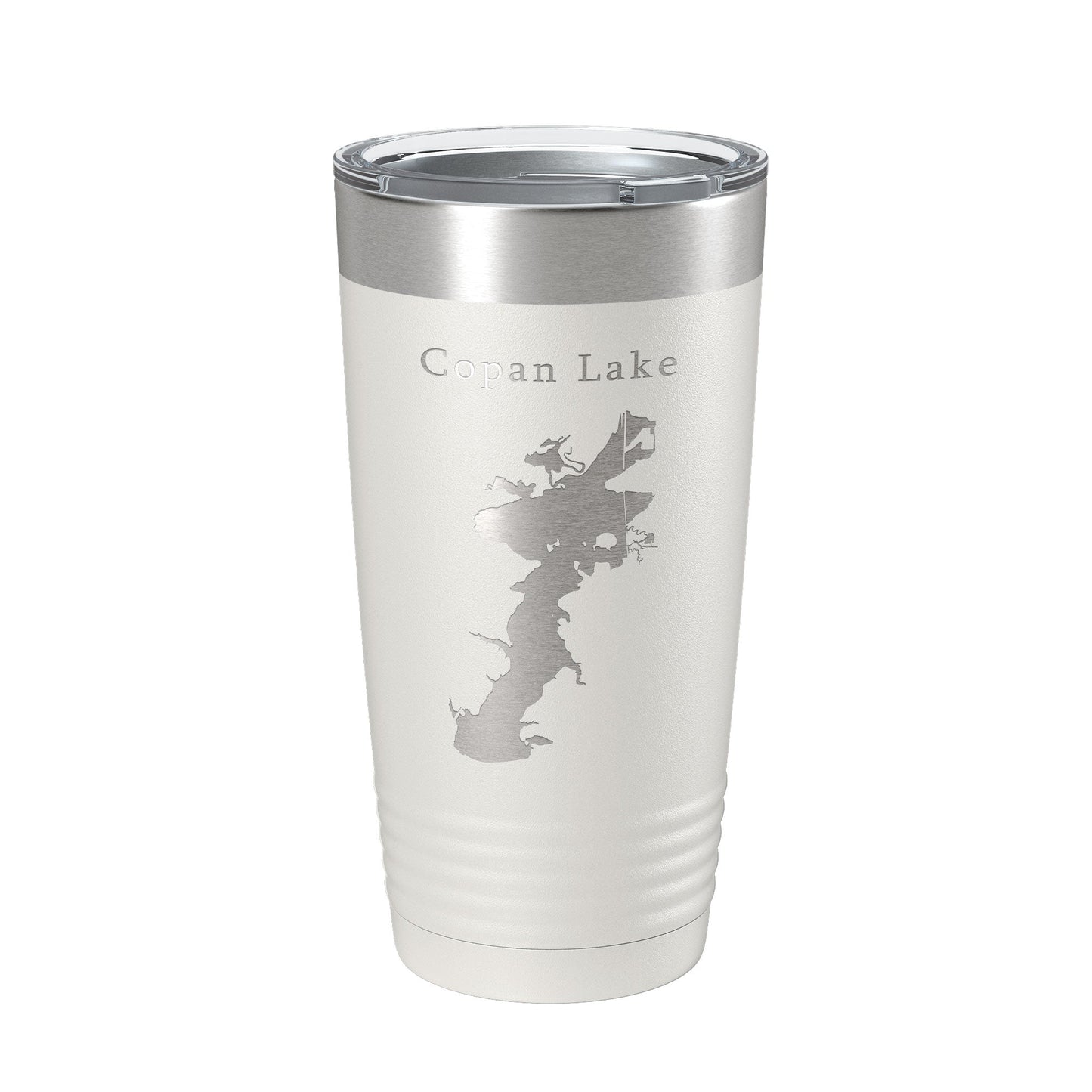 Copan Lake Map Tumbler Travel Mug Insulated Laser Engraved Coffee Cup Oklahoma 20 oz-7