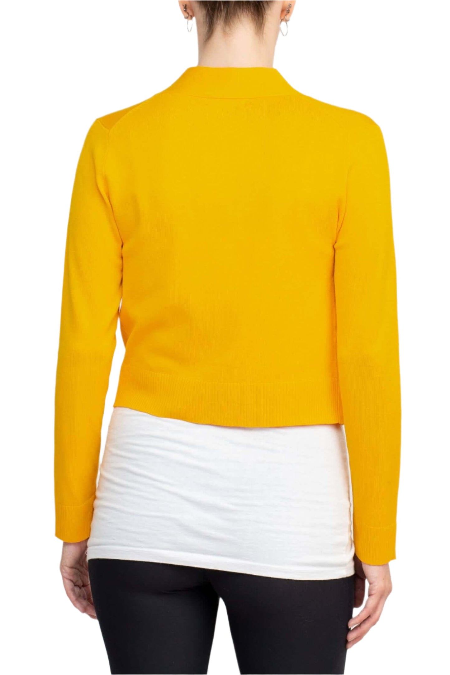 Eclectic Studio Open Front Long Sleeve Cropped Rayon Bolero-2