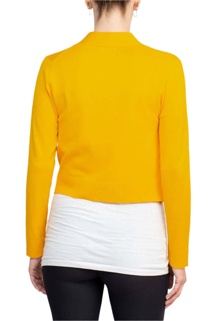 Eclectic Studio Open Front Long Sleeve Cropped Rayon Bolero-2