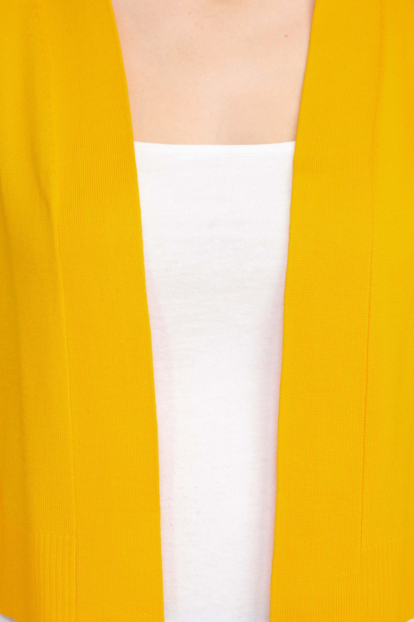 Eclectic Studio Open Front Long Sleeve Cropped Rayon Bolero-3