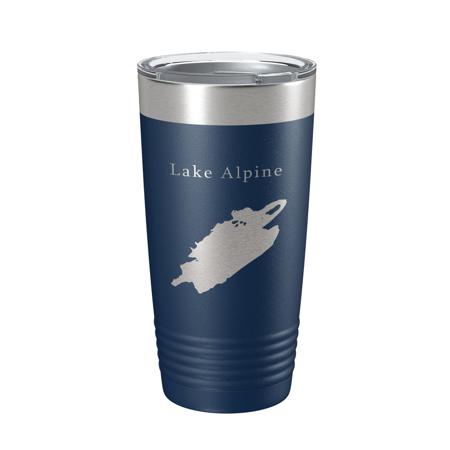 Lake Alpine Map Tumbler Travel Mug Insulated Laser Engraved Coffee Cup California 20 oz-8