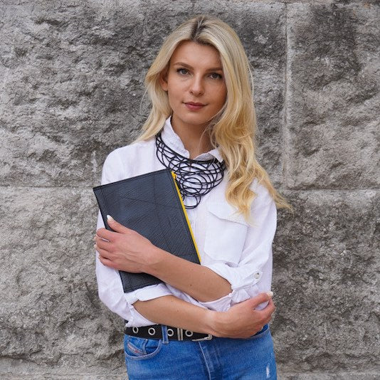 Lewis Essential Medium Flat Vegan Pouch - Eco Travel Pouch-2