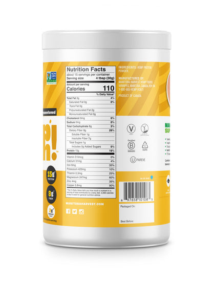 Manitoba Harvest Hemp Protein Powder (1x16 Oz)-1
