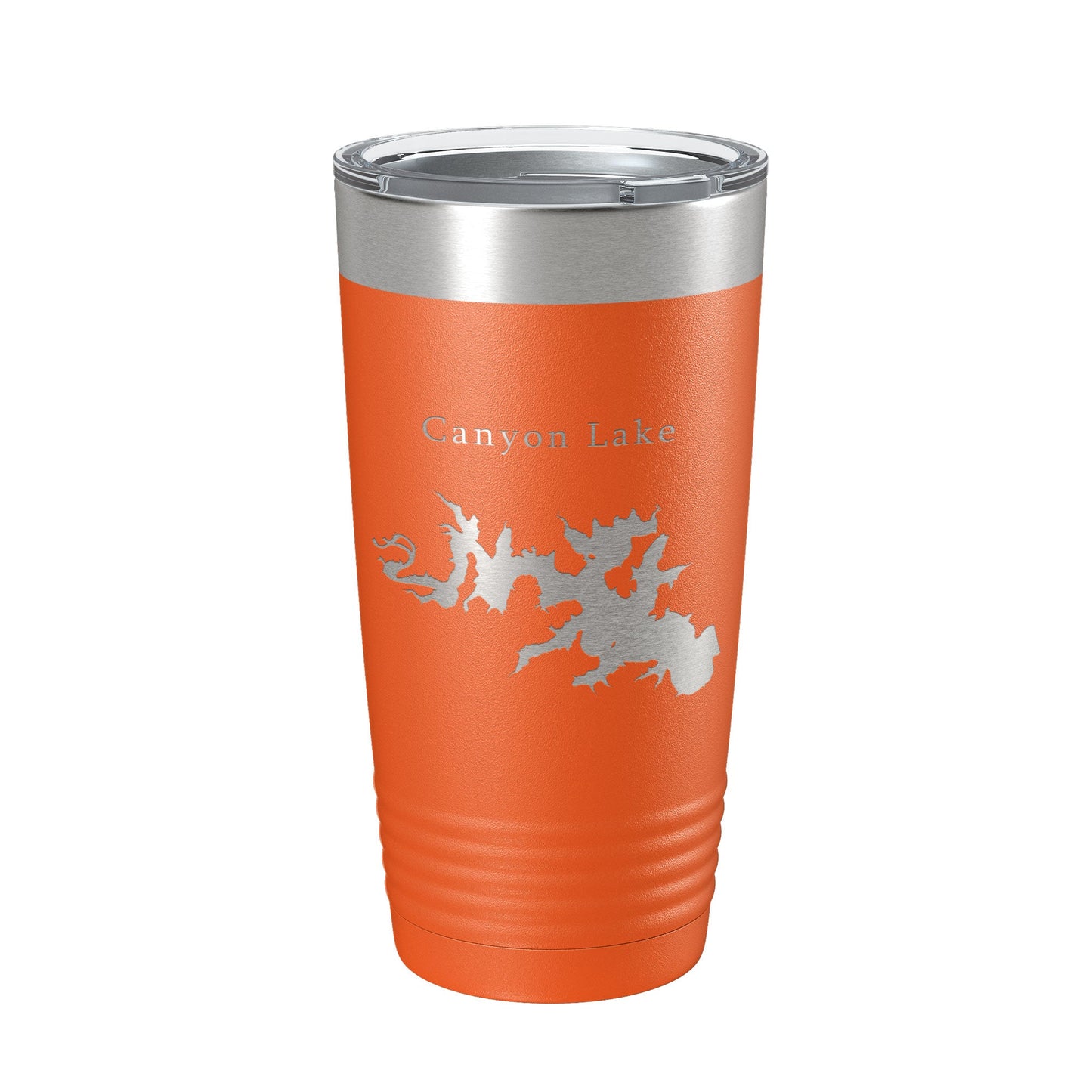 Canyon Lake Map Tumbler Travel Mug Insulated Laser Engraved Coffee Cup Texas 20 oz-17